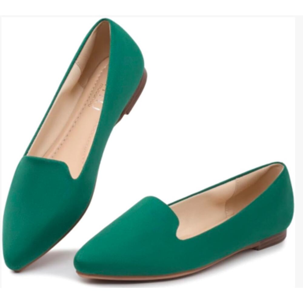 Green Women's Flats
